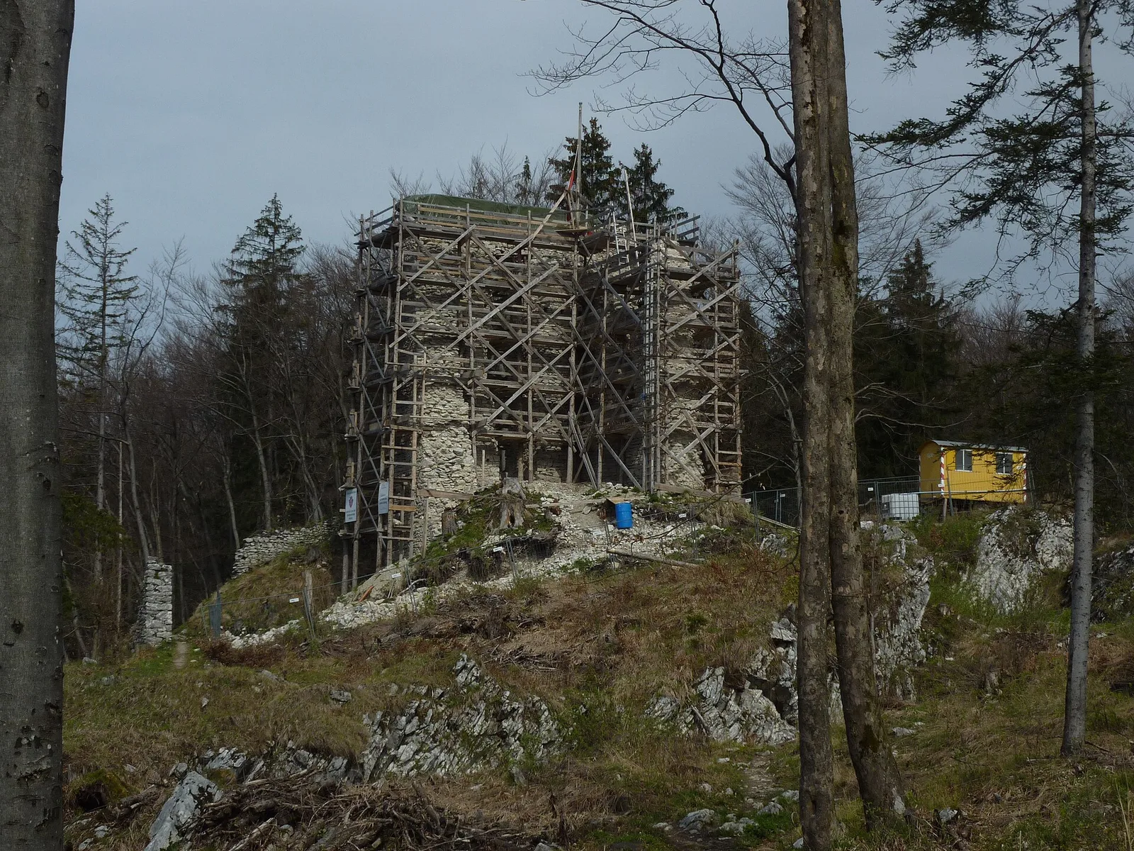 The Thürndl Ruin near Hallein, a lost place in the province of Salzburg