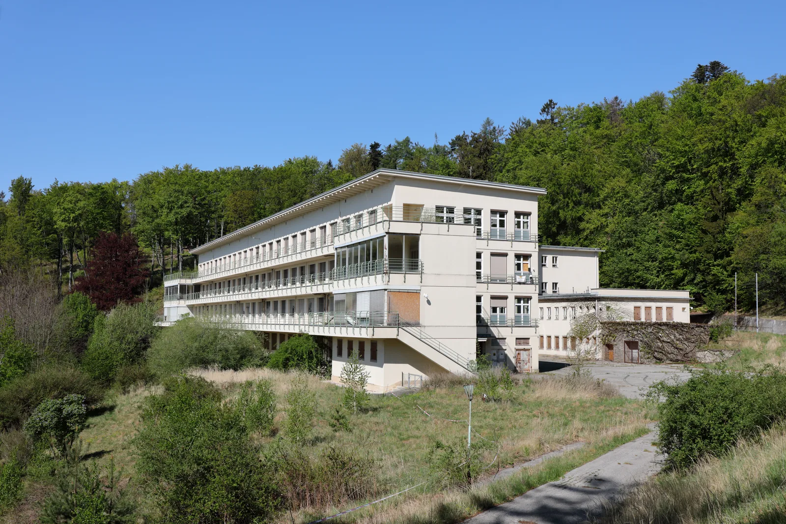 The former tuberculosis sanatorium at Hirschenstein near Rechnitz in Burgenland