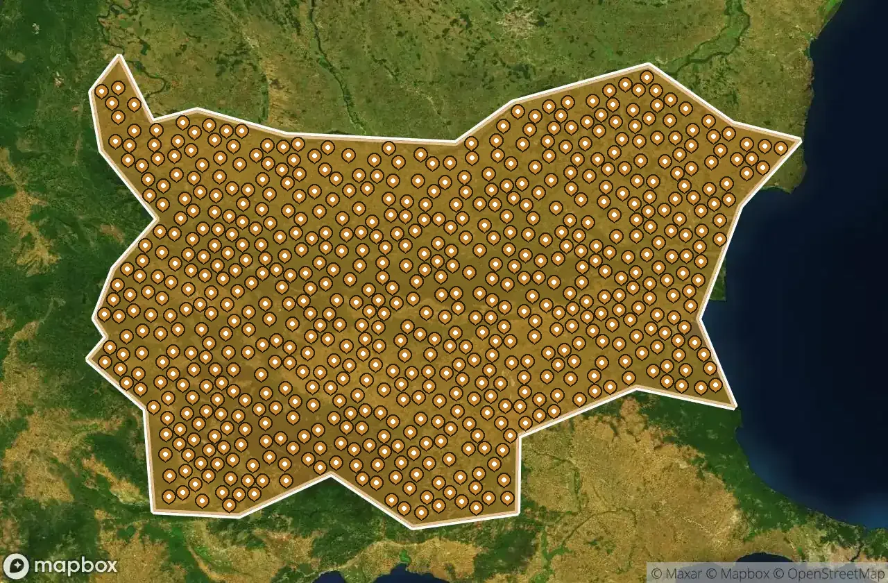 Mappa Urbex Blagoevgrad