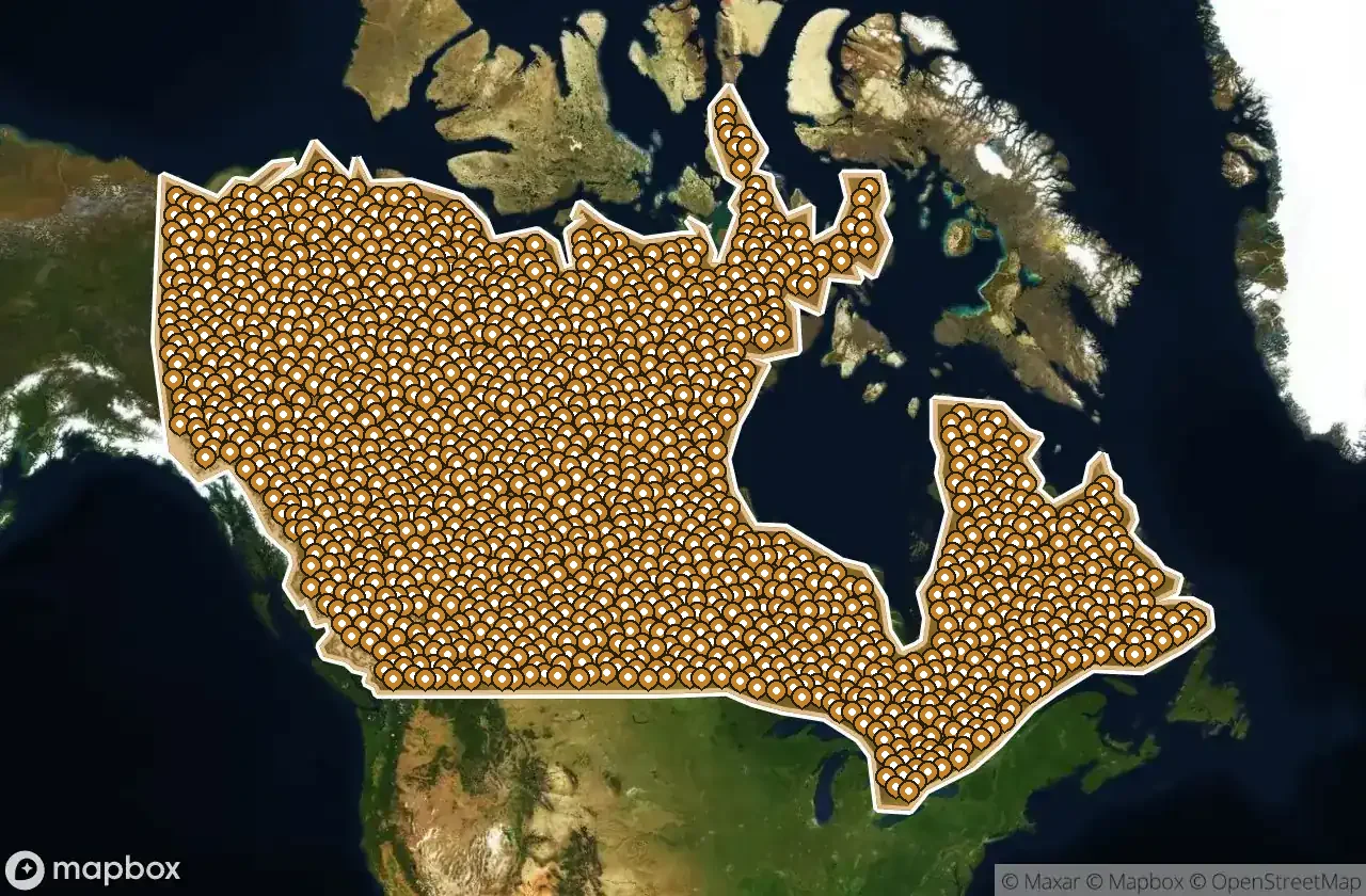 Mappa Urbex Alberta