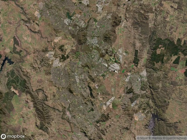 Urbex Map Unincorporated Australian Capita