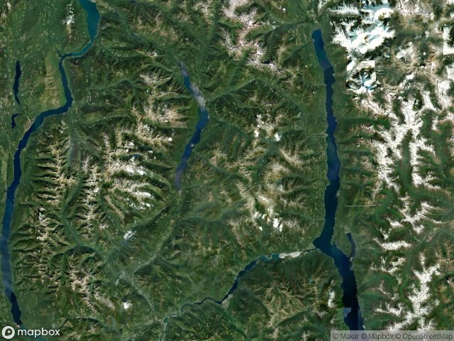 Mappa Urbex Central Kootenay