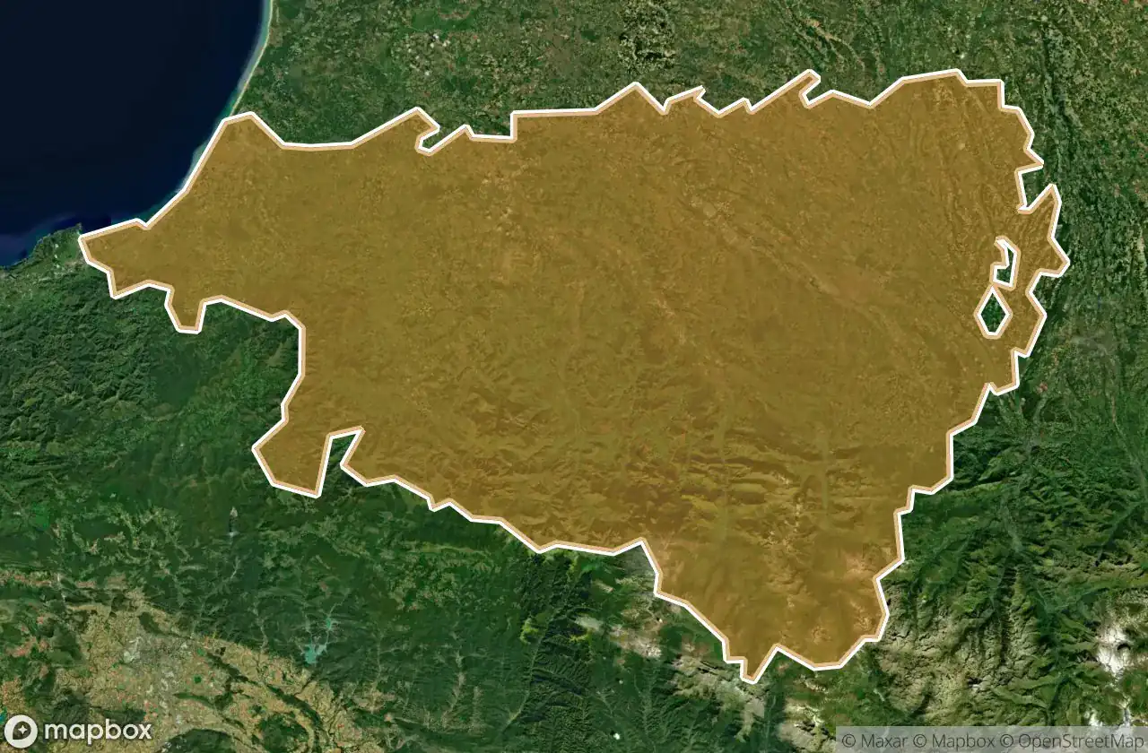 Carte Urbex Pyrénées-Atlantiques