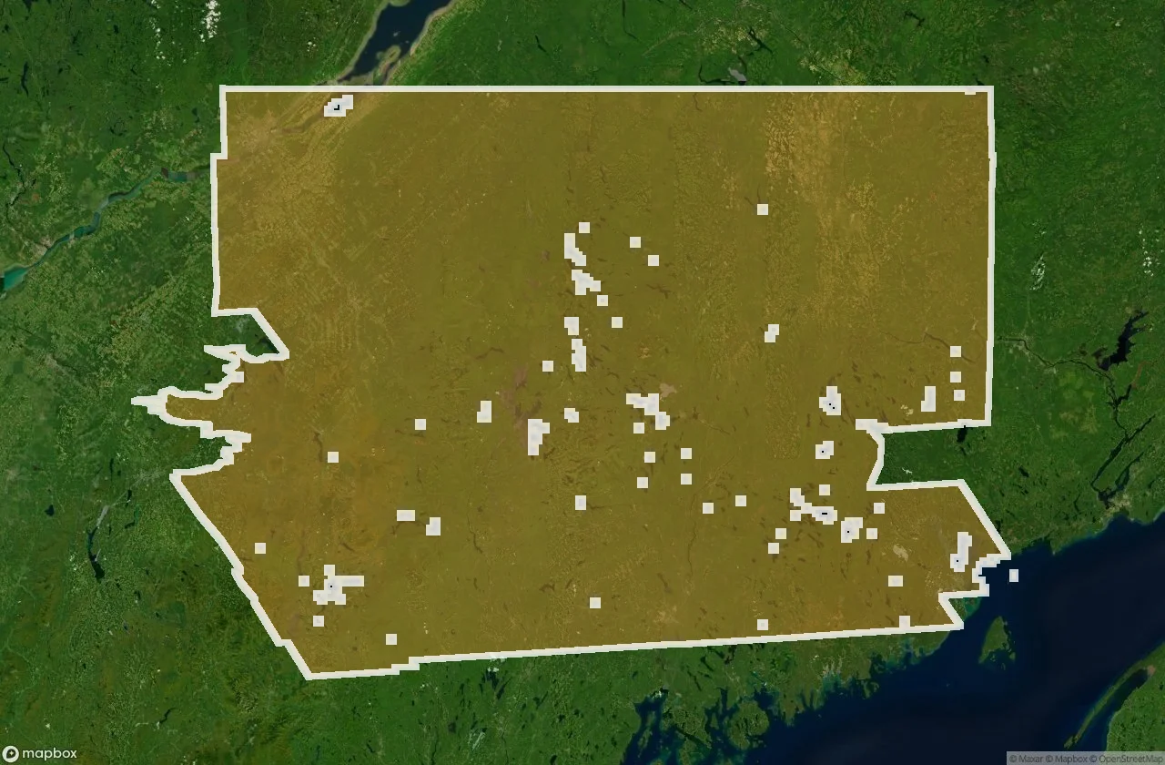 Urbex Map Piscataquis County