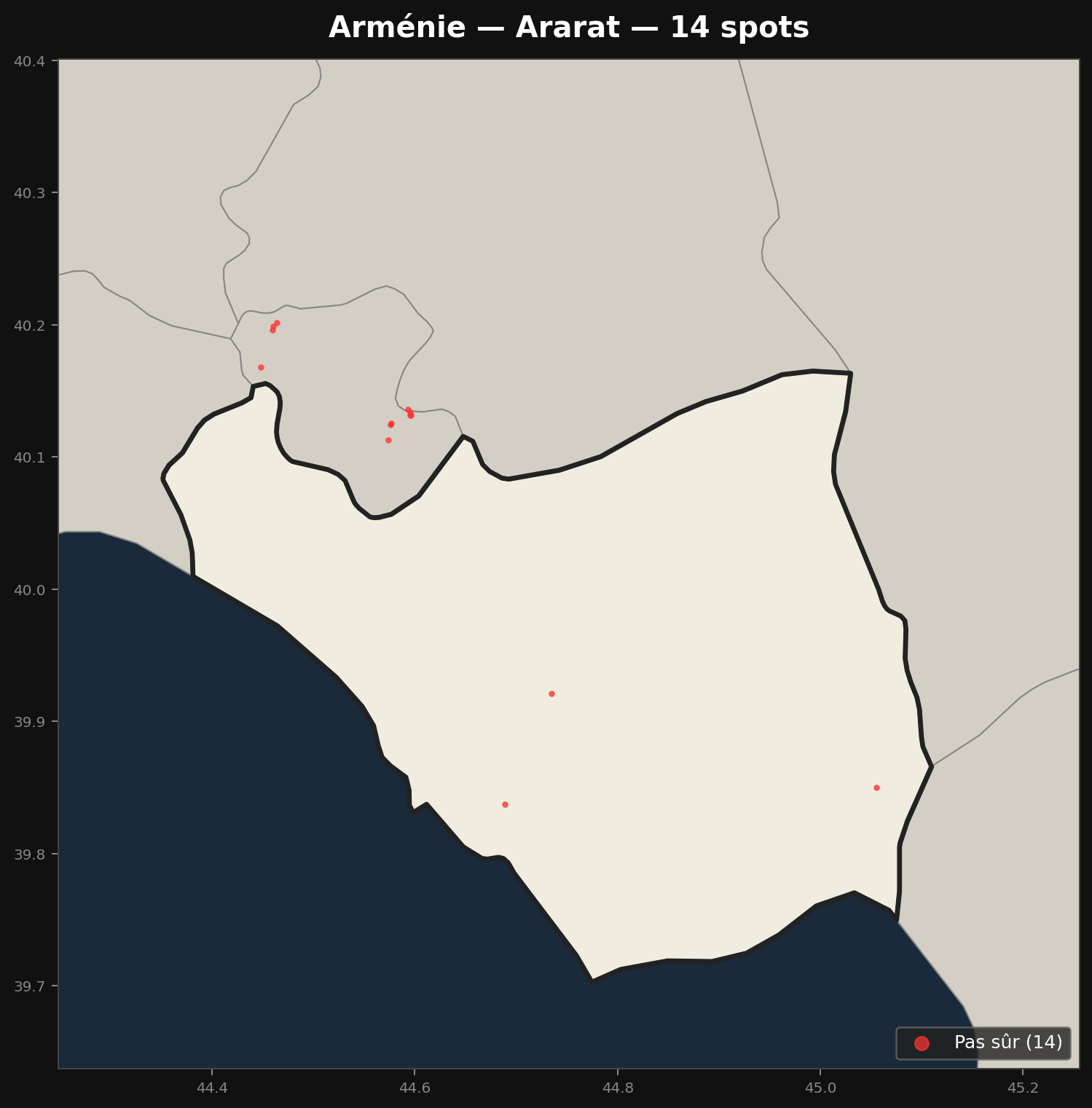 Urbex Map Ararat