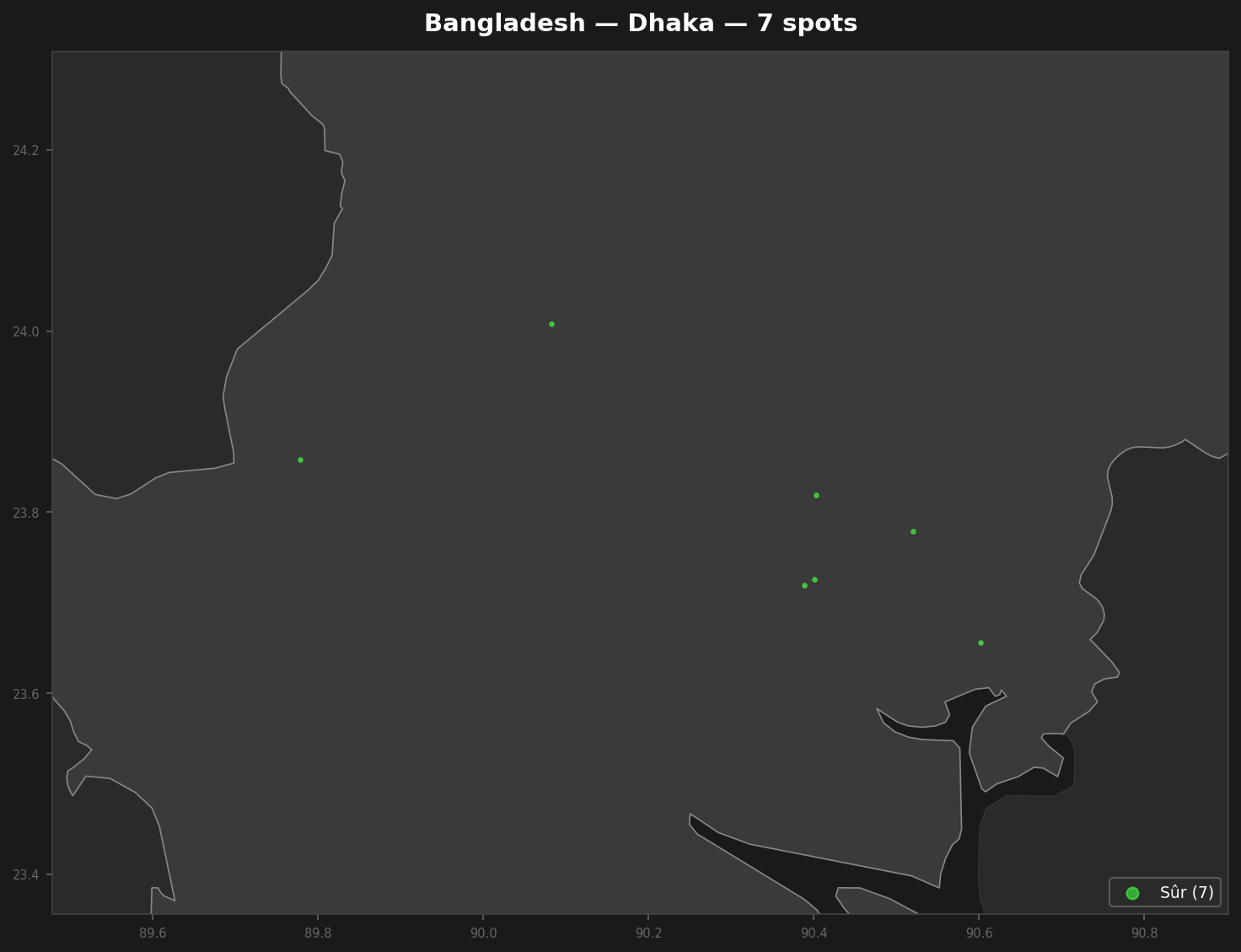 Mappa Urbex Dhaka