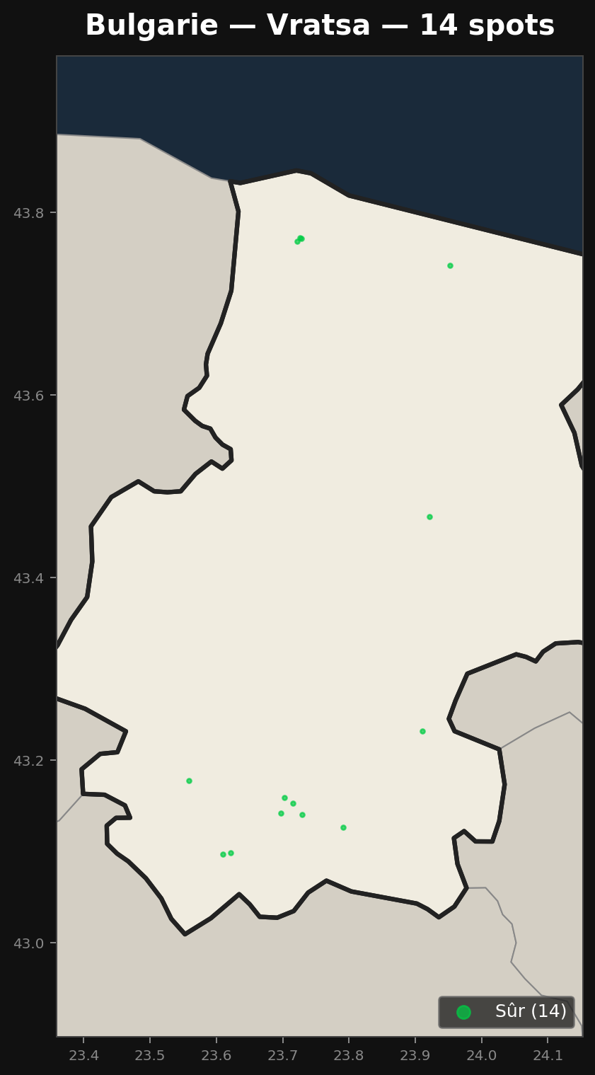 Mappa Urbex Vratsa