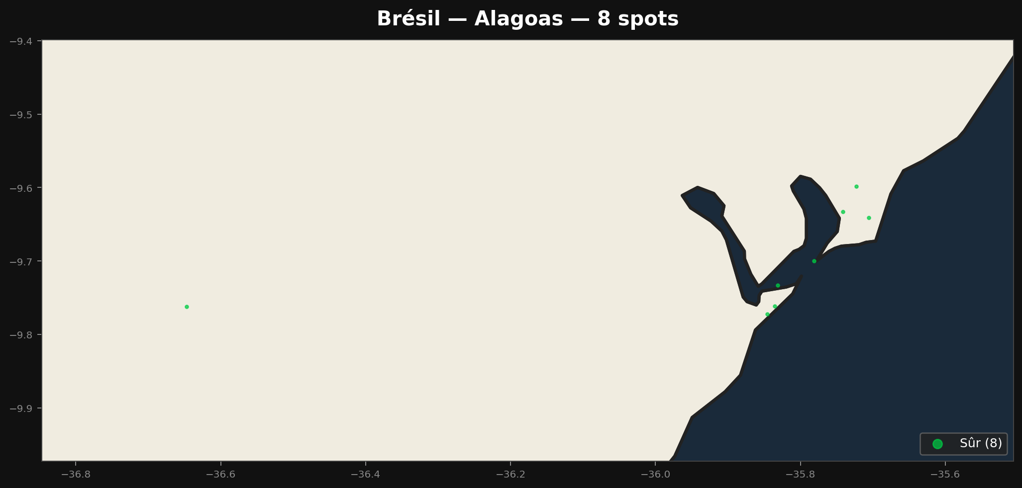 Urbex Map Alagoas