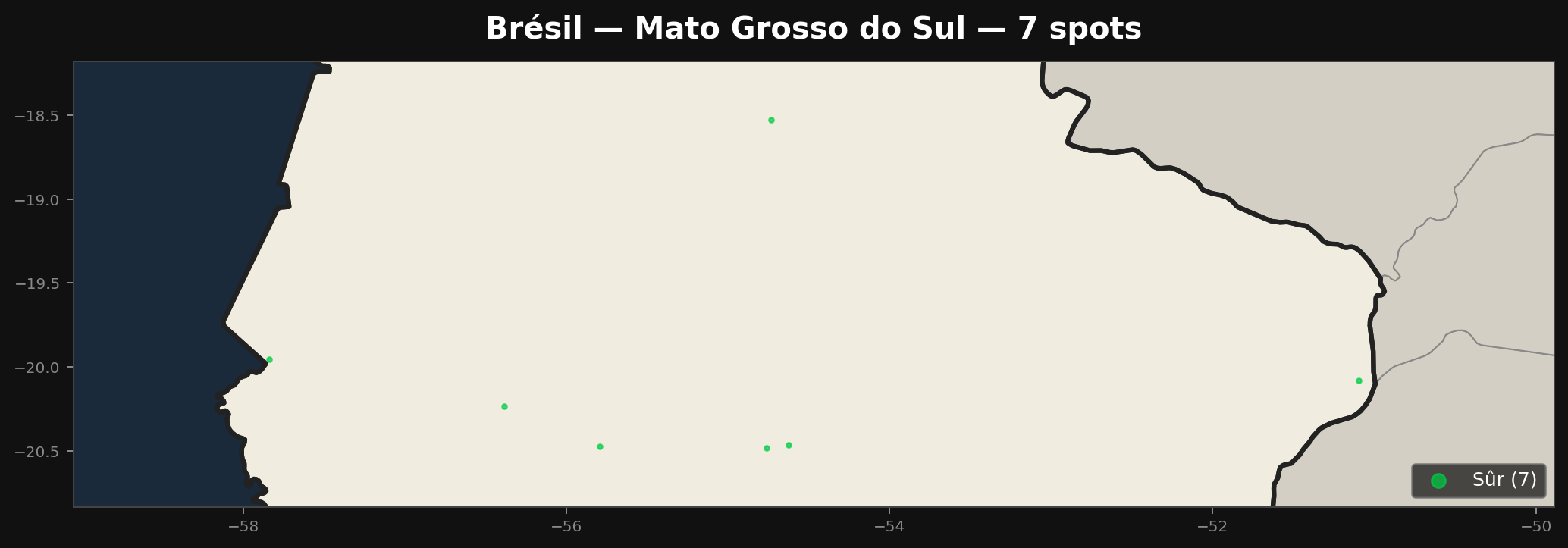 Urbex Map Mato Grosso Do Sul