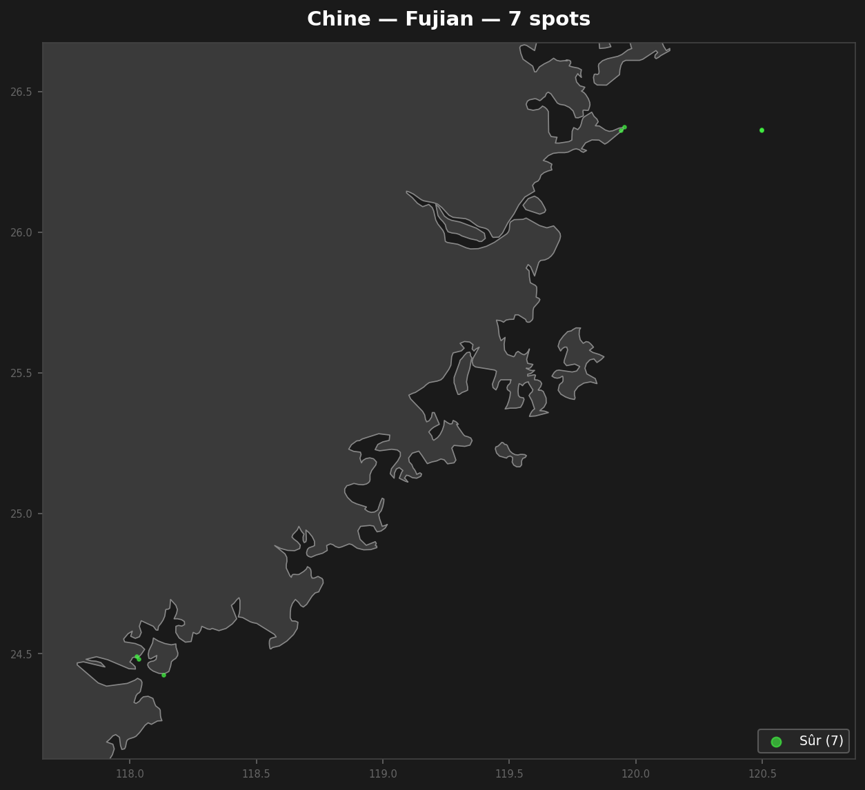Urbex Map Fujian