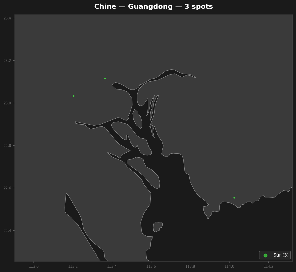 Urbex Map Guangdong