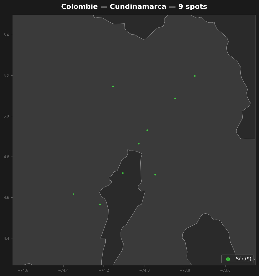 Urbex Map Cundinamarca