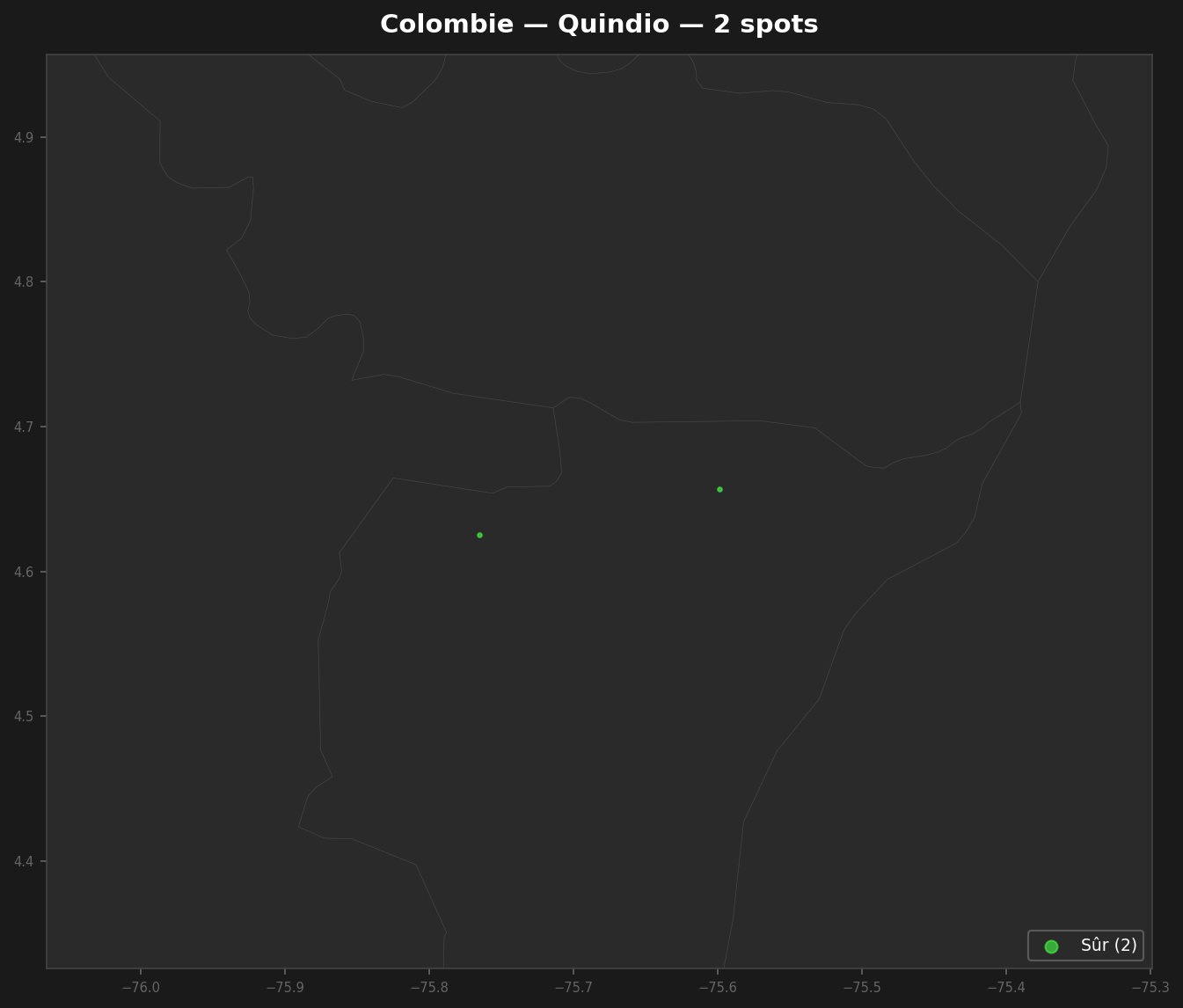 Urbex Map Quindio