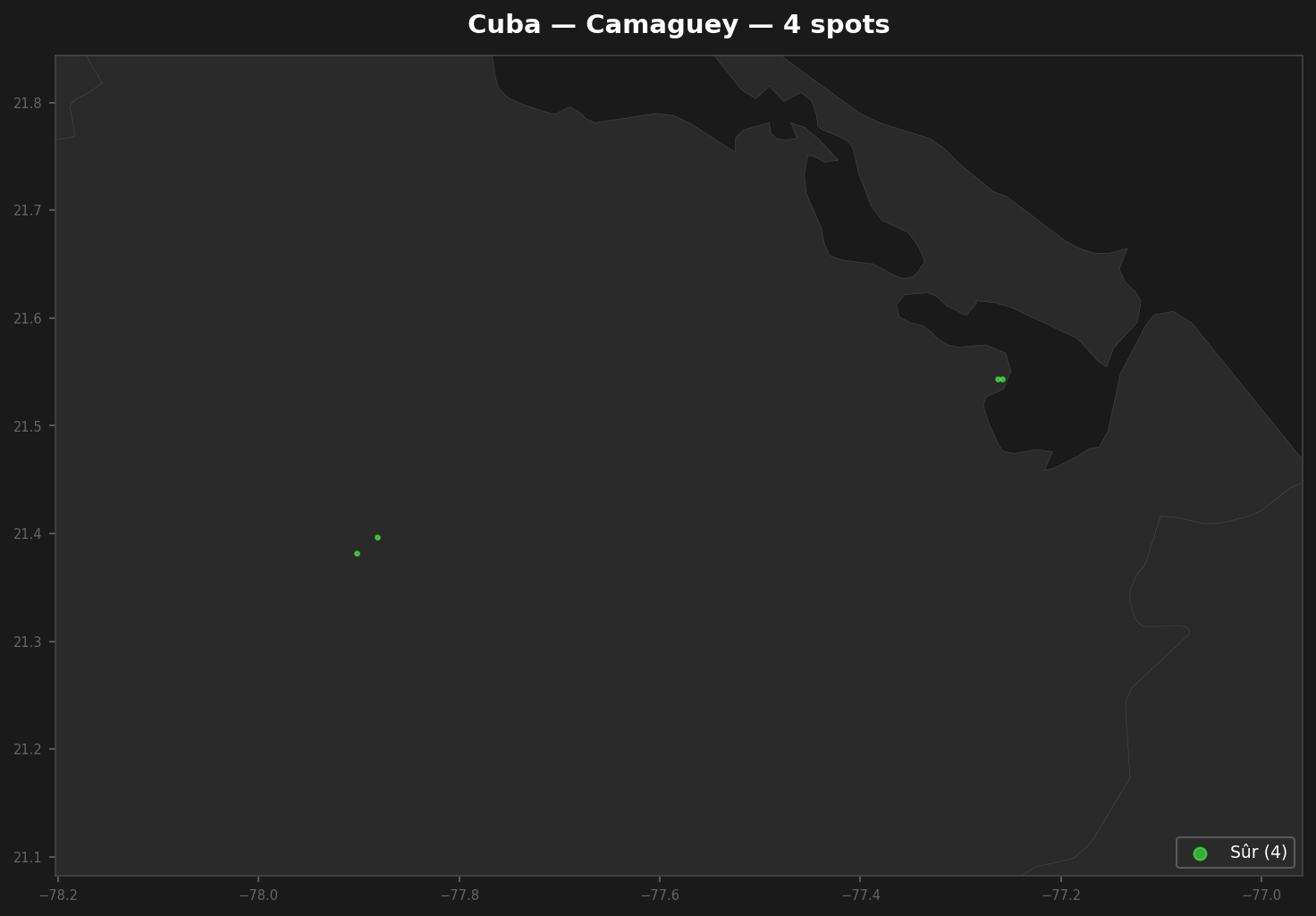 Mappa Urbex Camaguey