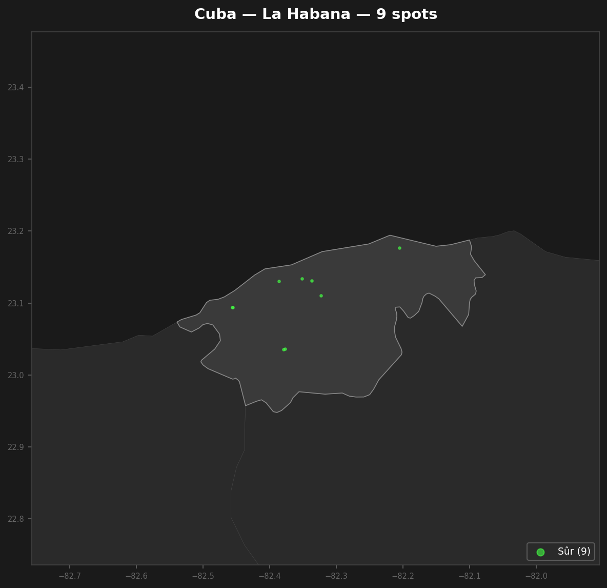 Mappa Urbex La Habana