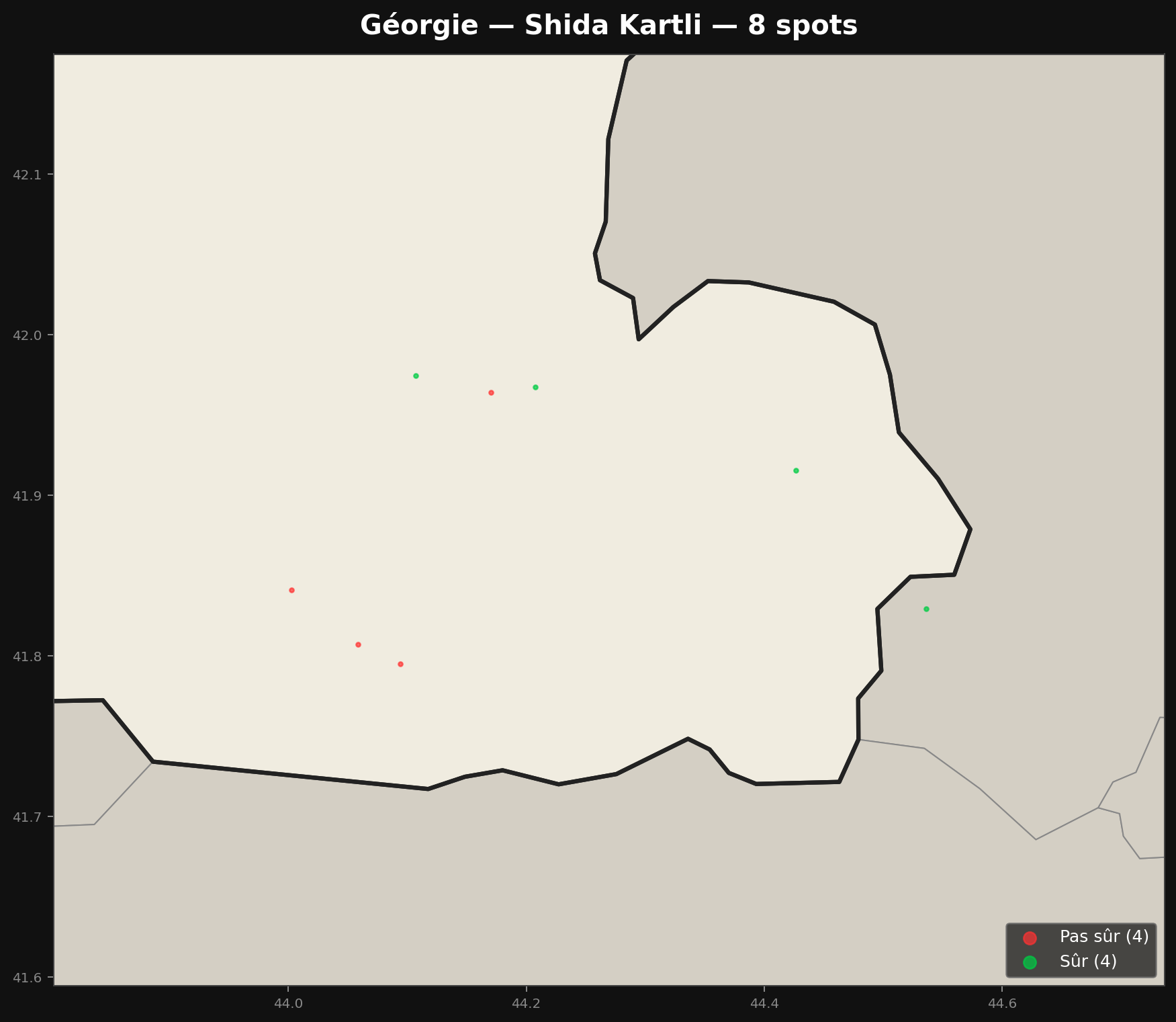 Urbex Map Shida Kartli