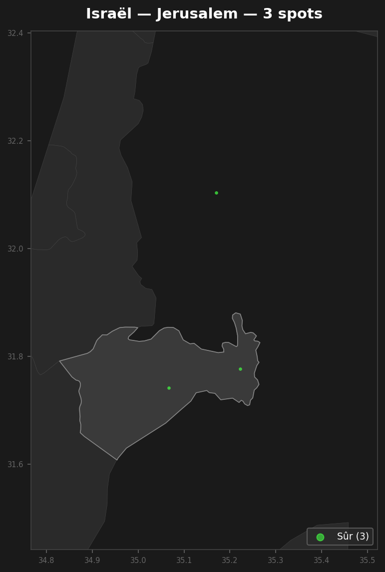Urbex Map Jerusalem