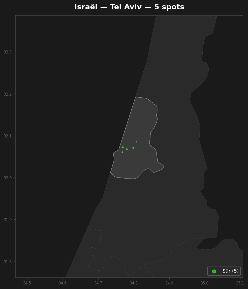 Urbex Map Tel Aviv