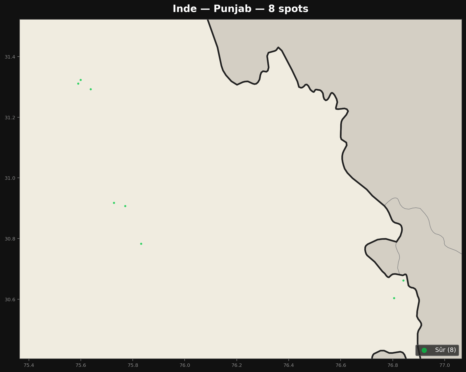 Urbex Map Punjab