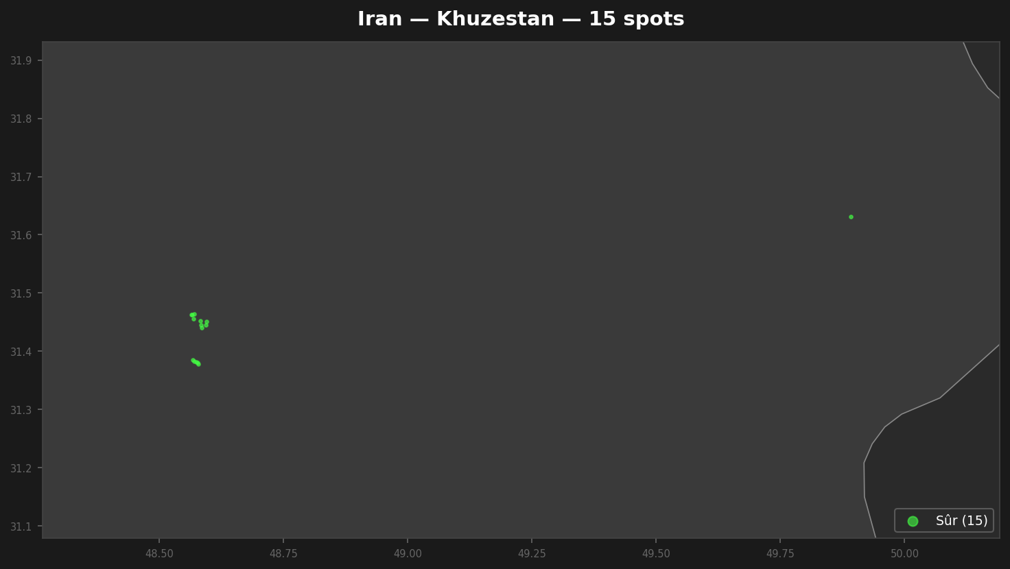 Urbex Map Khuzestan