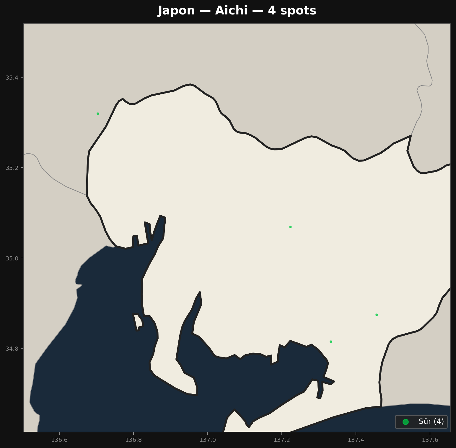 Urbex Map Aichi