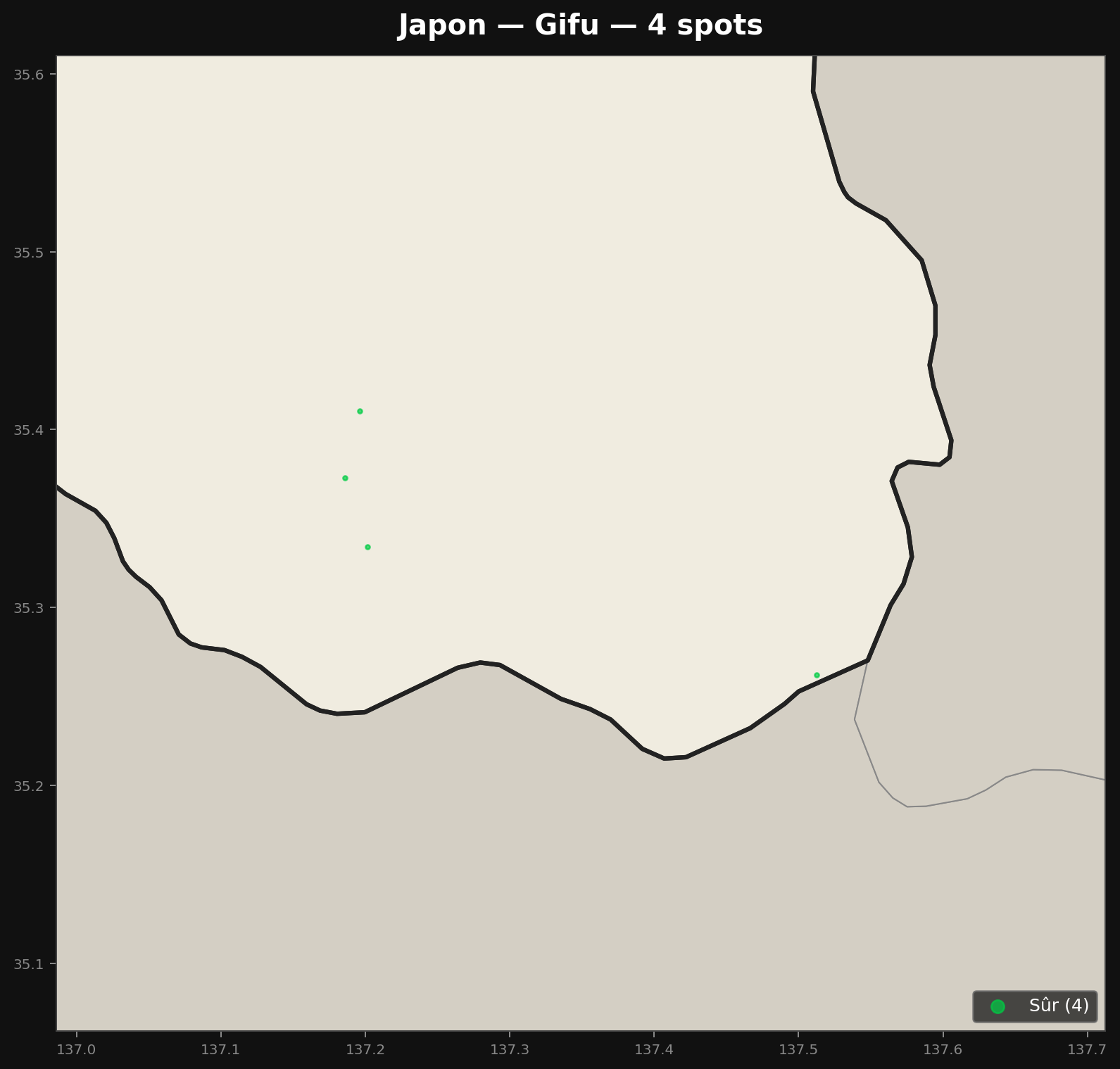 Urbex Map Gifu