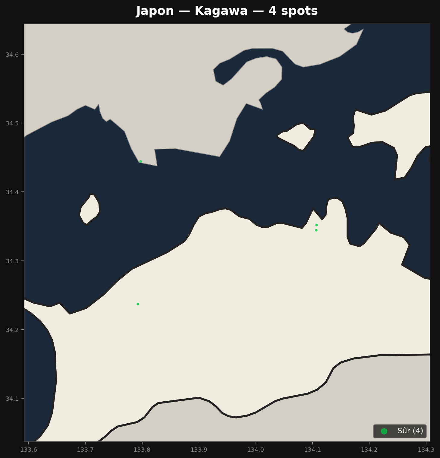 Urbex Map Kagawa