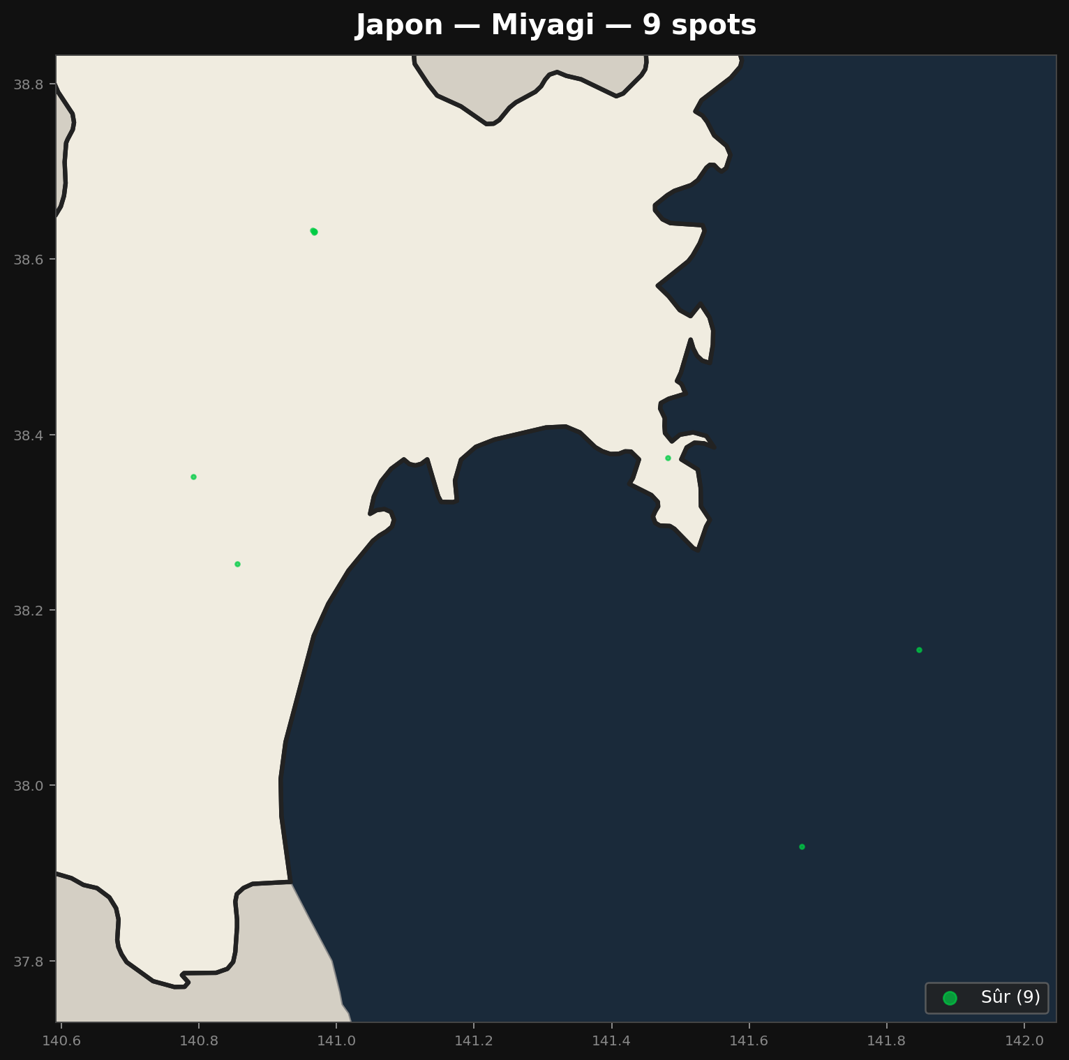 Urbex Map Miyagi