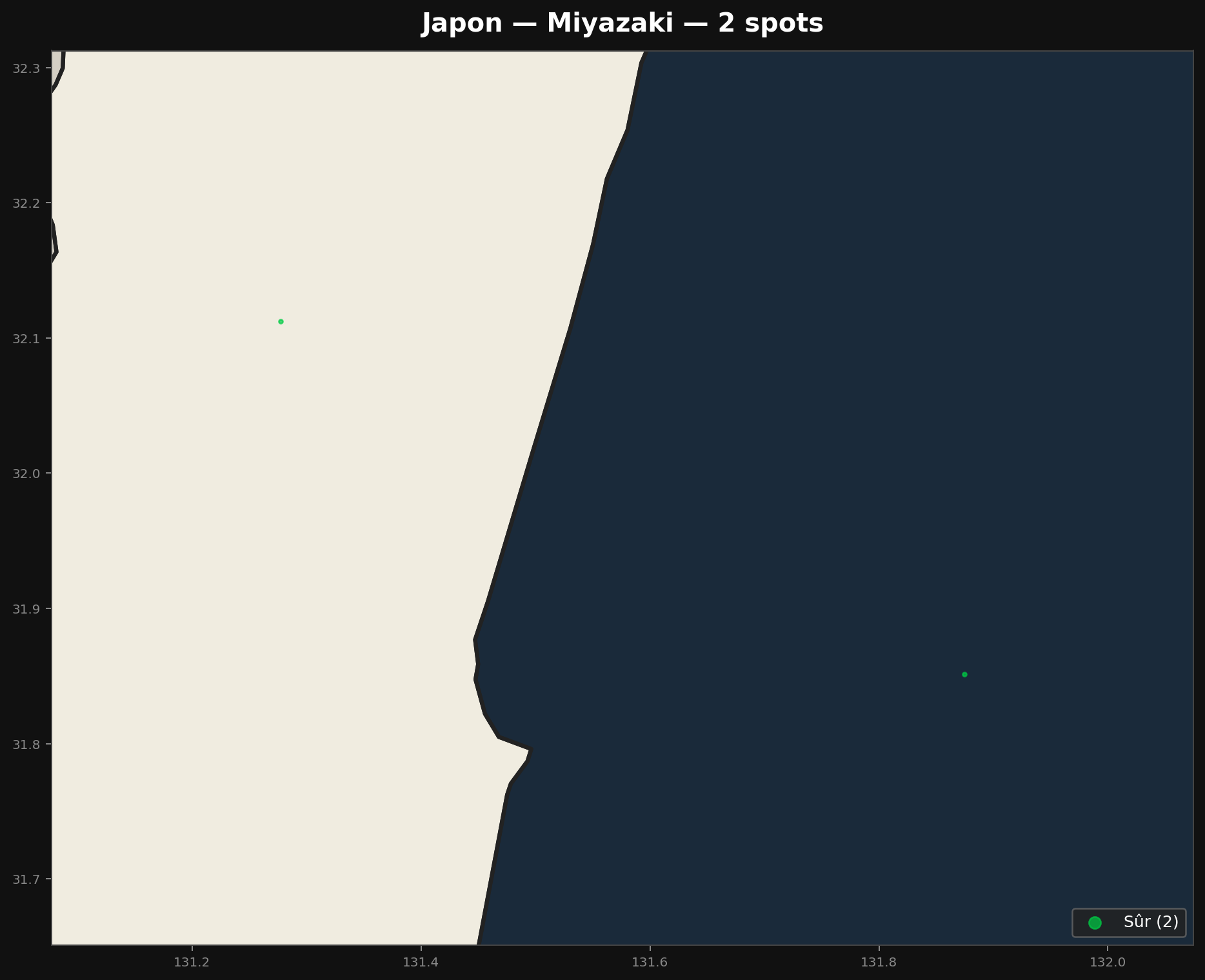 Urbex Map Miyazaki