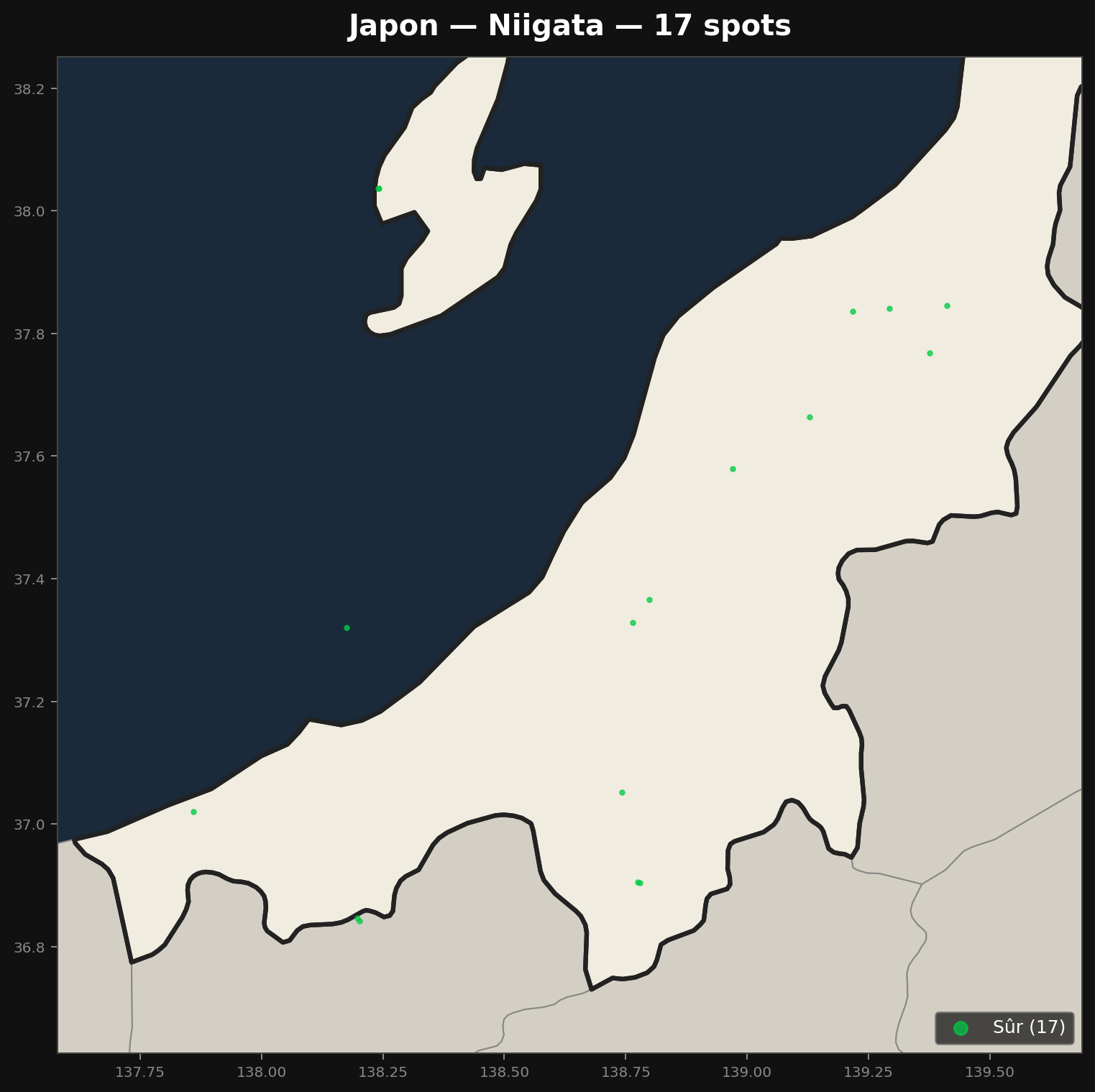 Urbex Map Niigata