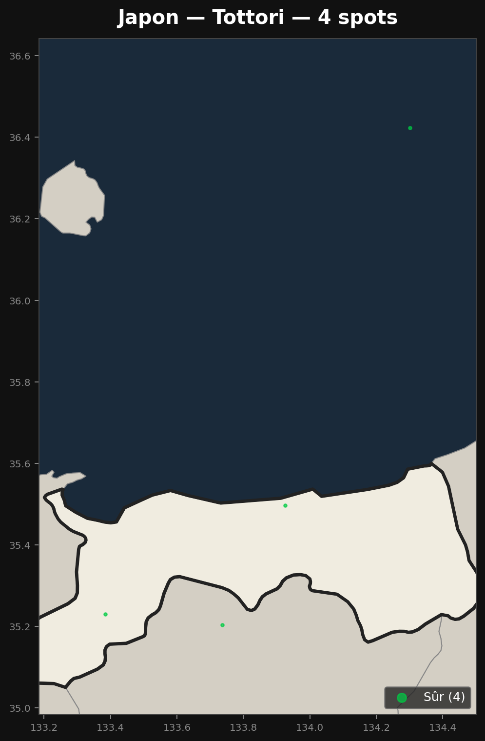 Urbex Map Tottori