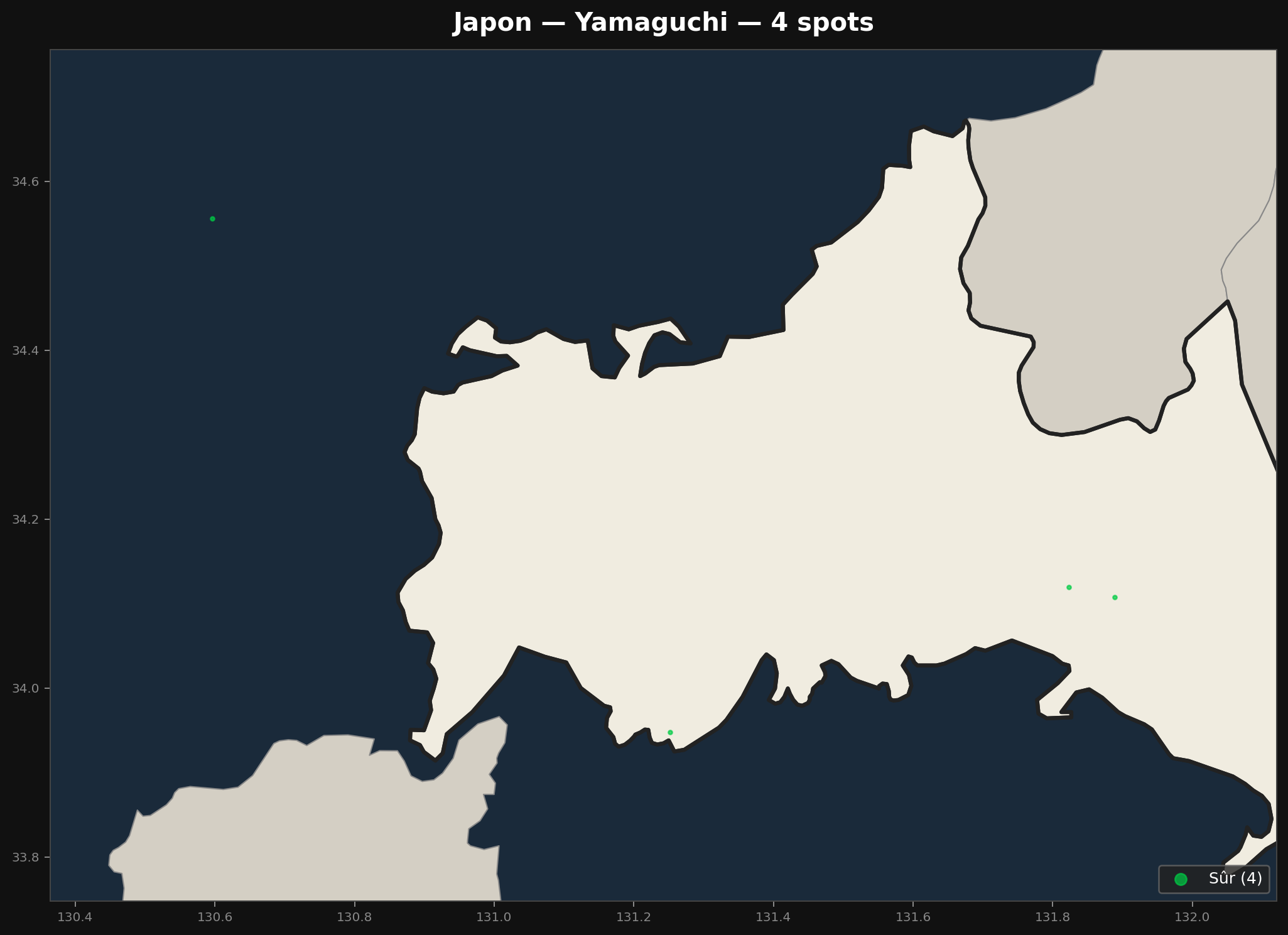 Urbex Map Yamaguchi