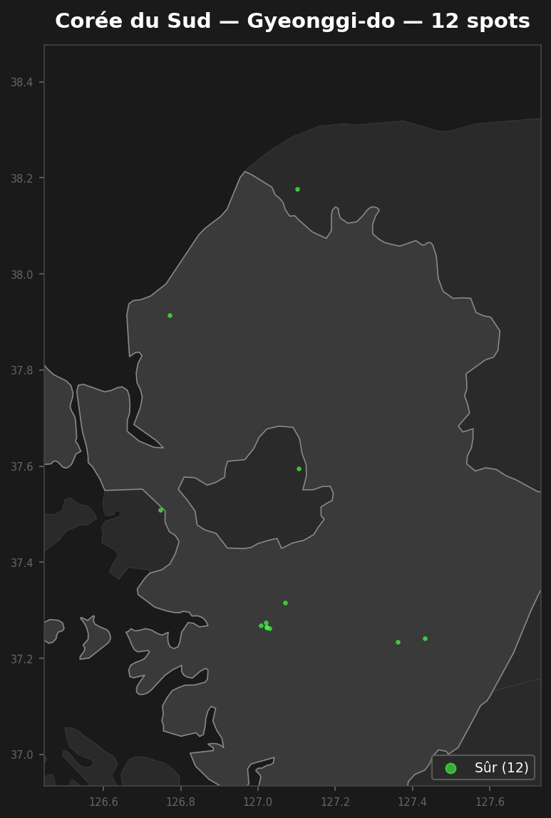 Urbex Map Gyeonggi Do