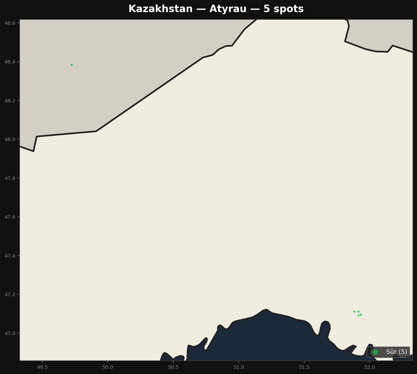 Urbex Map Atyrau