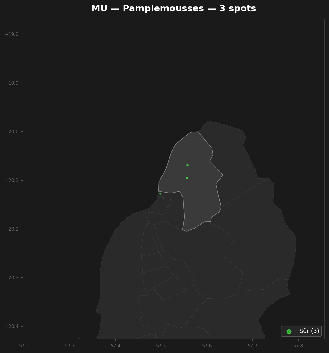 Urbex Map Pamplemousses
