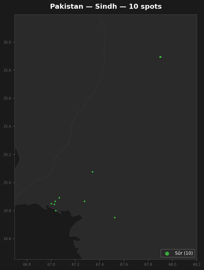 Urbex Map Sindh