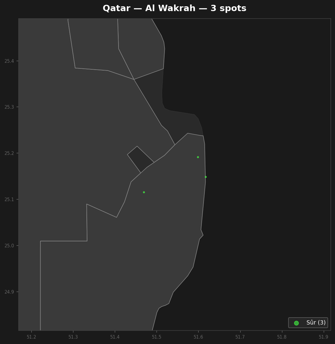 Urbex Map Al Wakrah