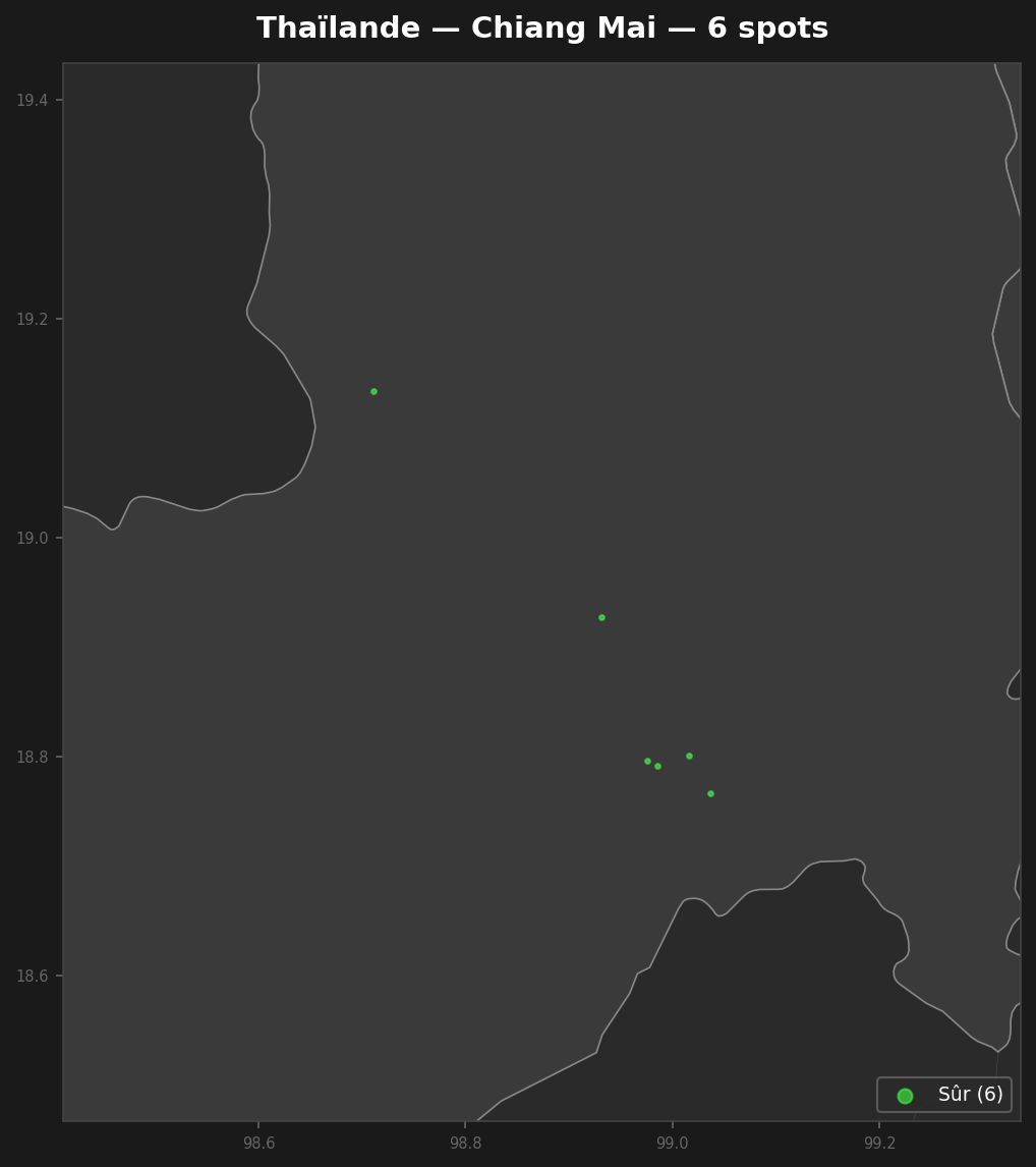 Urbex Map Chiang Mai