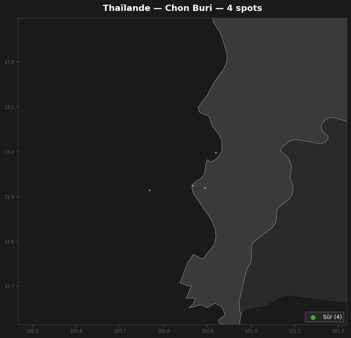 Urbex Map Chon Buri
