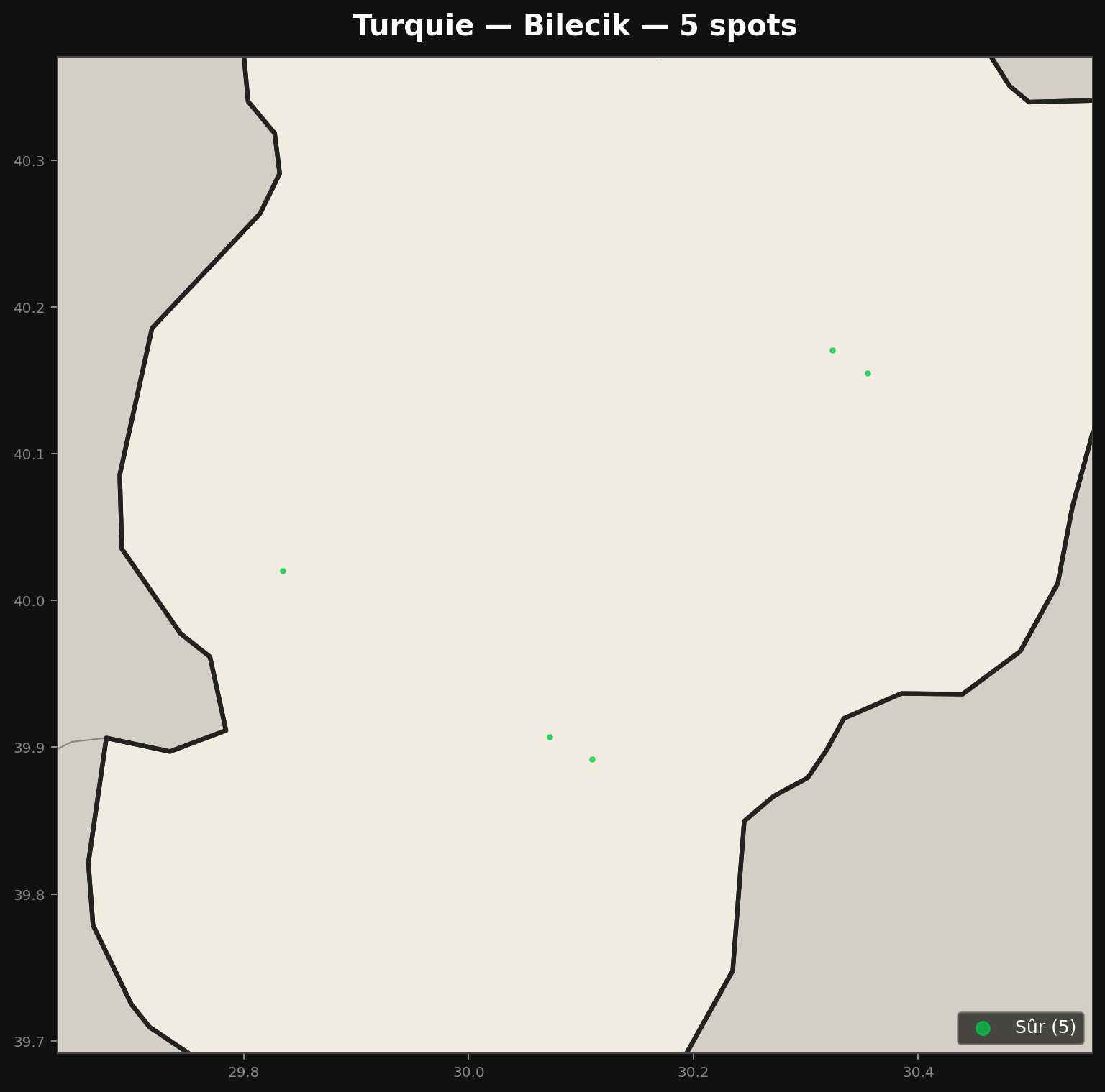 Mappa Urbex Bilecik