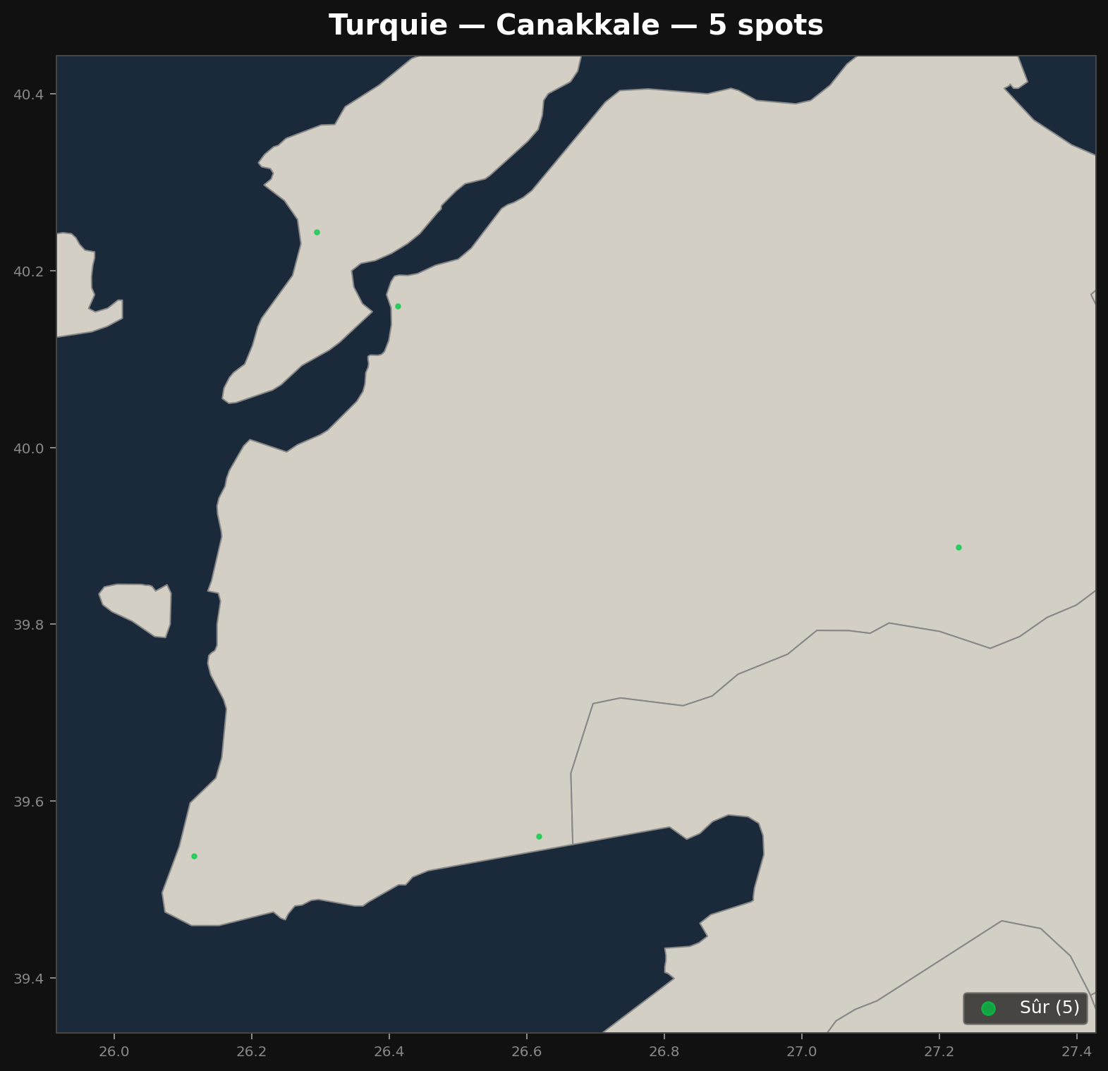 Mappa Urbex Canakkale