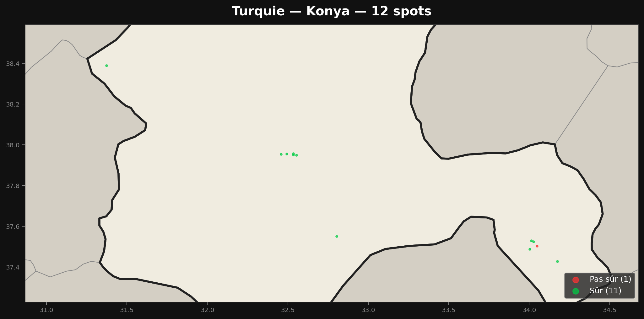 Mappa Urbex Konya