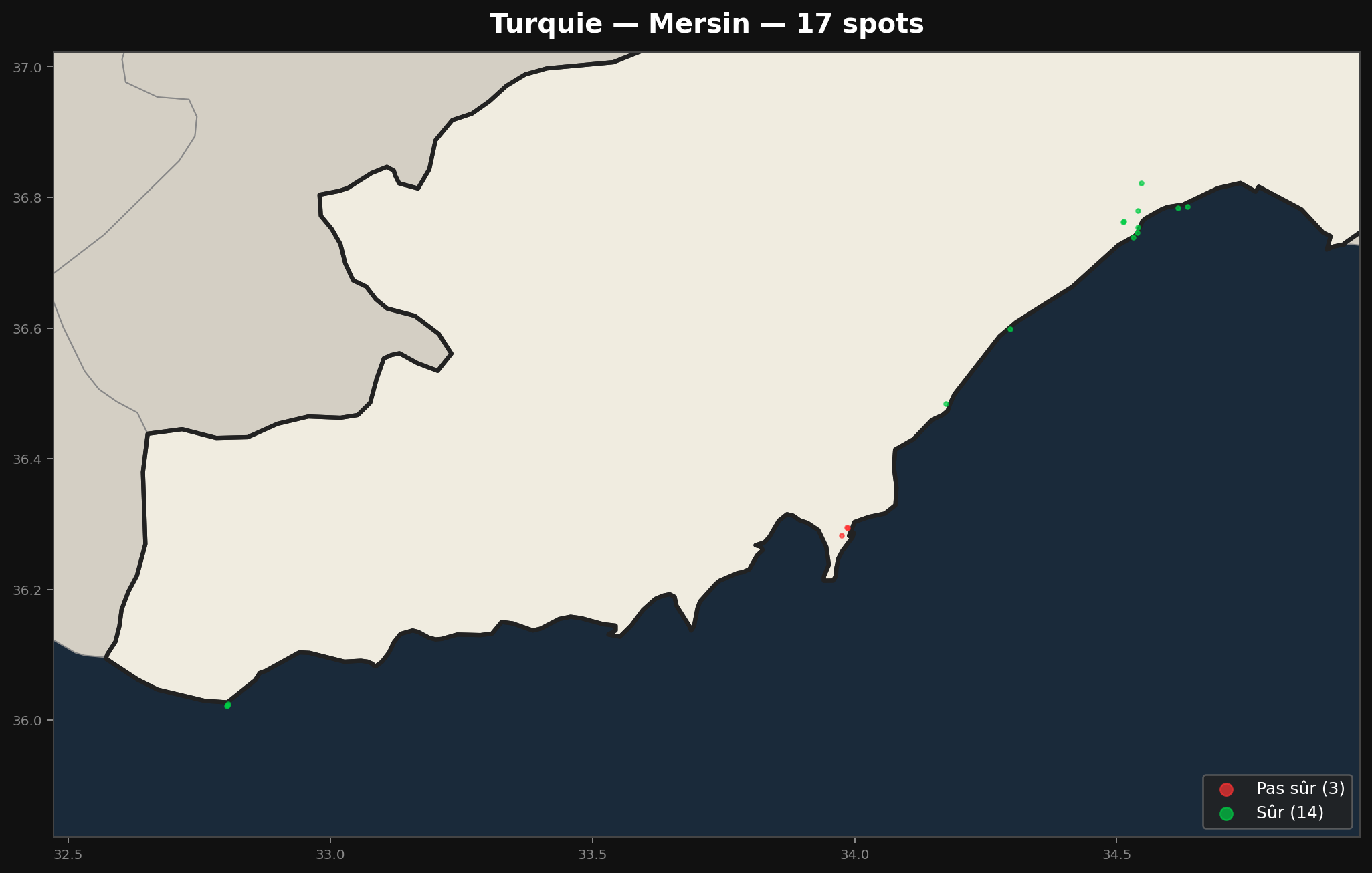Mappa Urbex Mersin