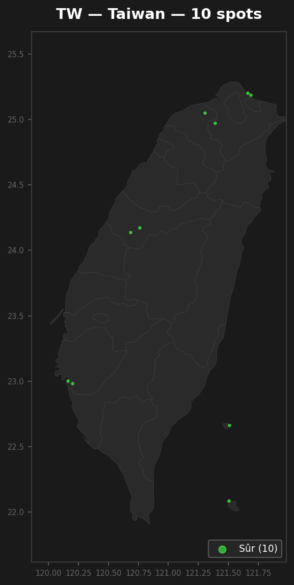 Urbex Map Taiwan