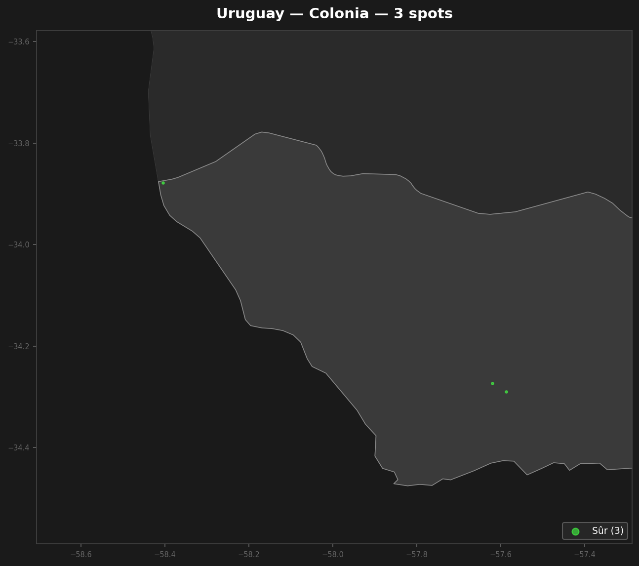 Urbex Map Colonia