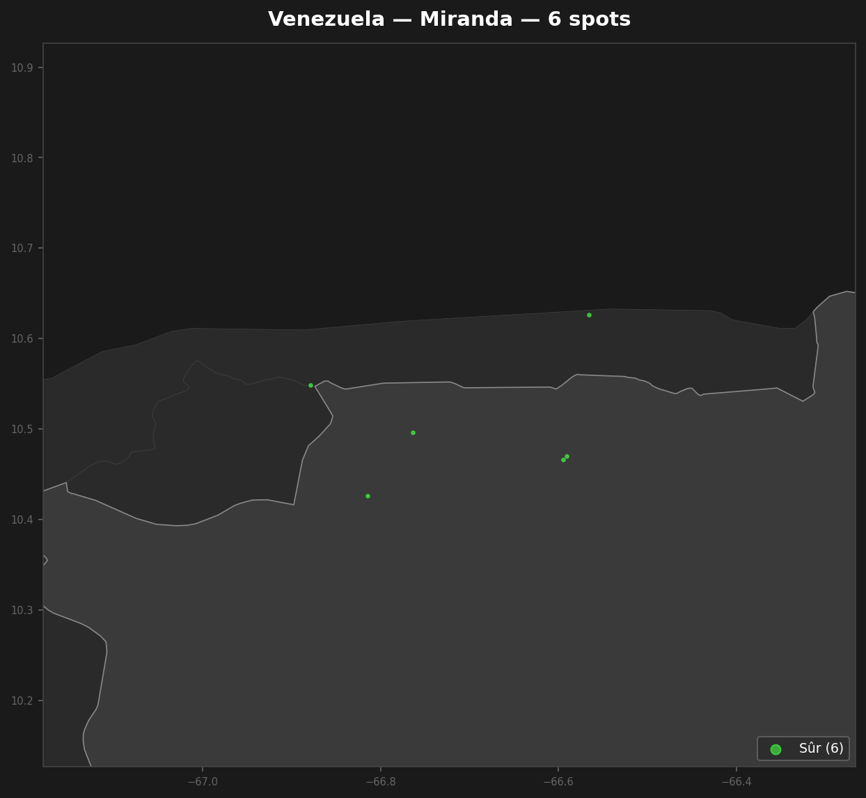 Urbex Map Miranda