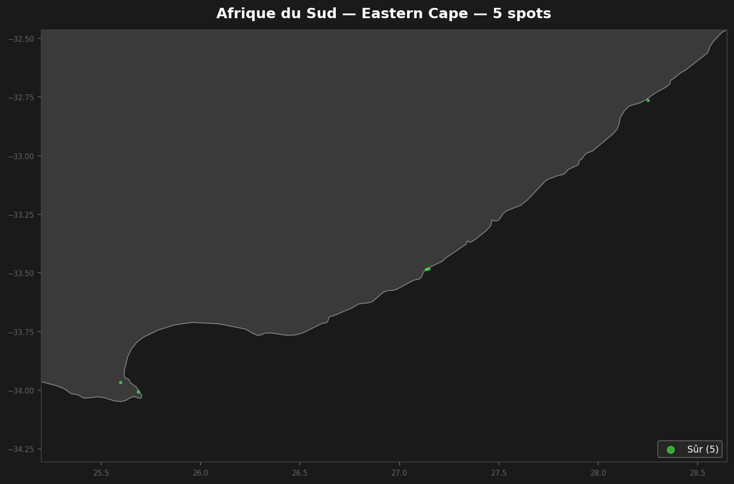 Urbex Map Eastern Cape