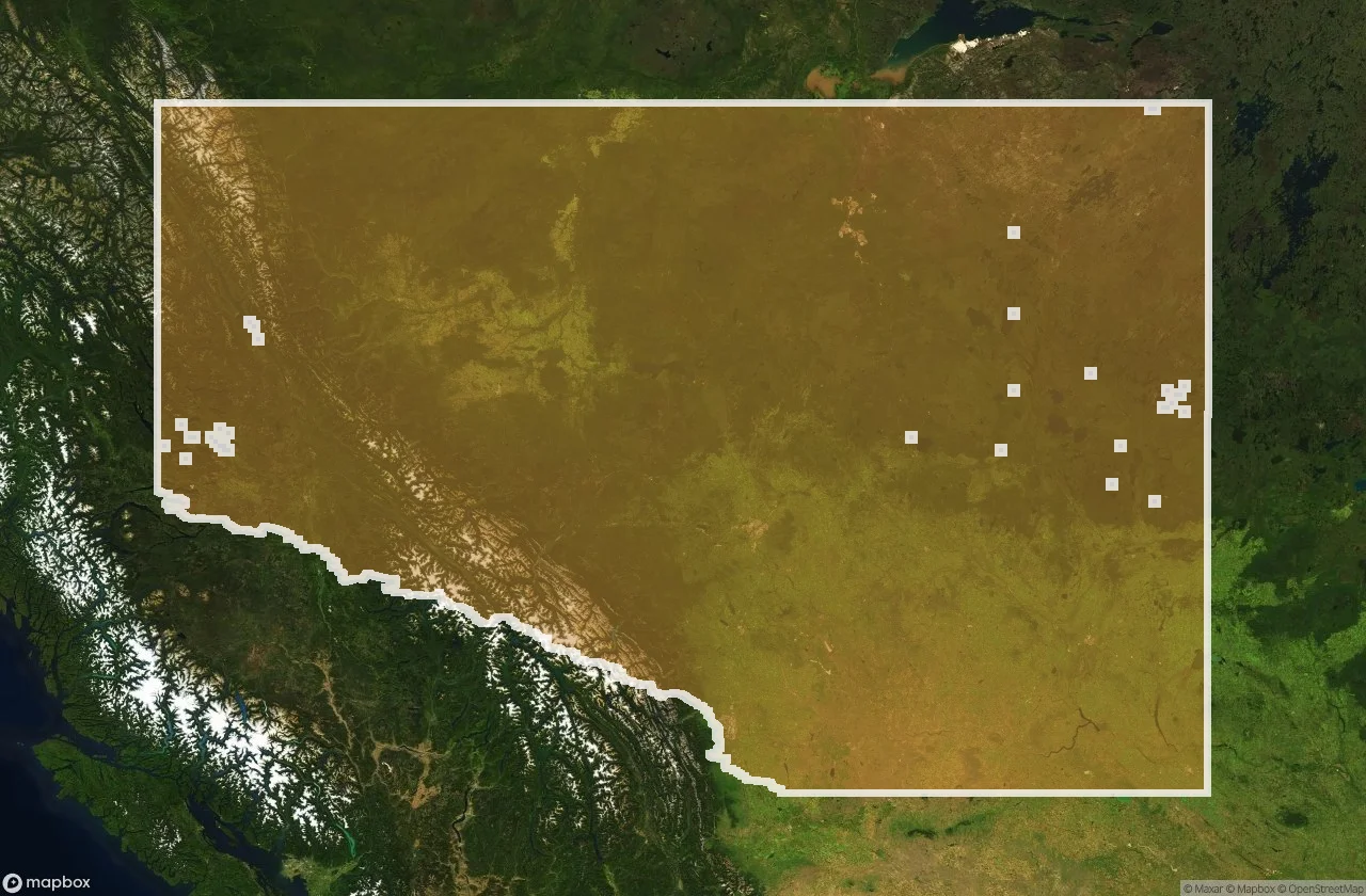 Urbex Map Alberta