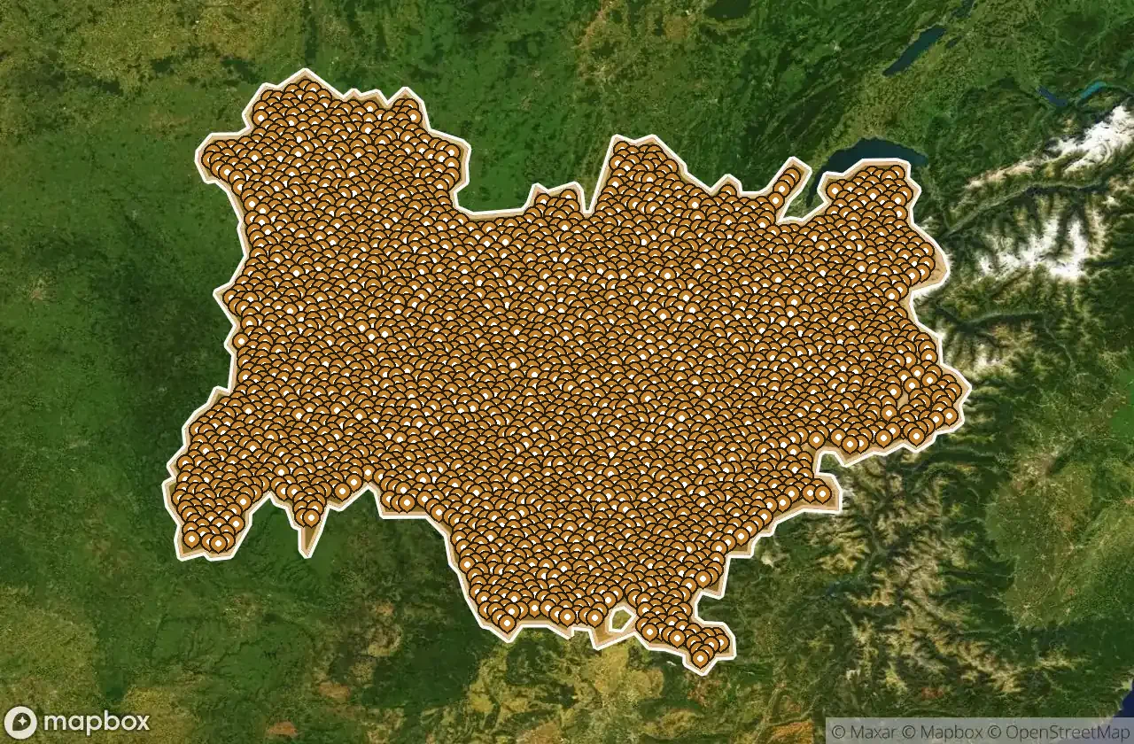 Carte Urbex Auvergne-Rhône-Alpes