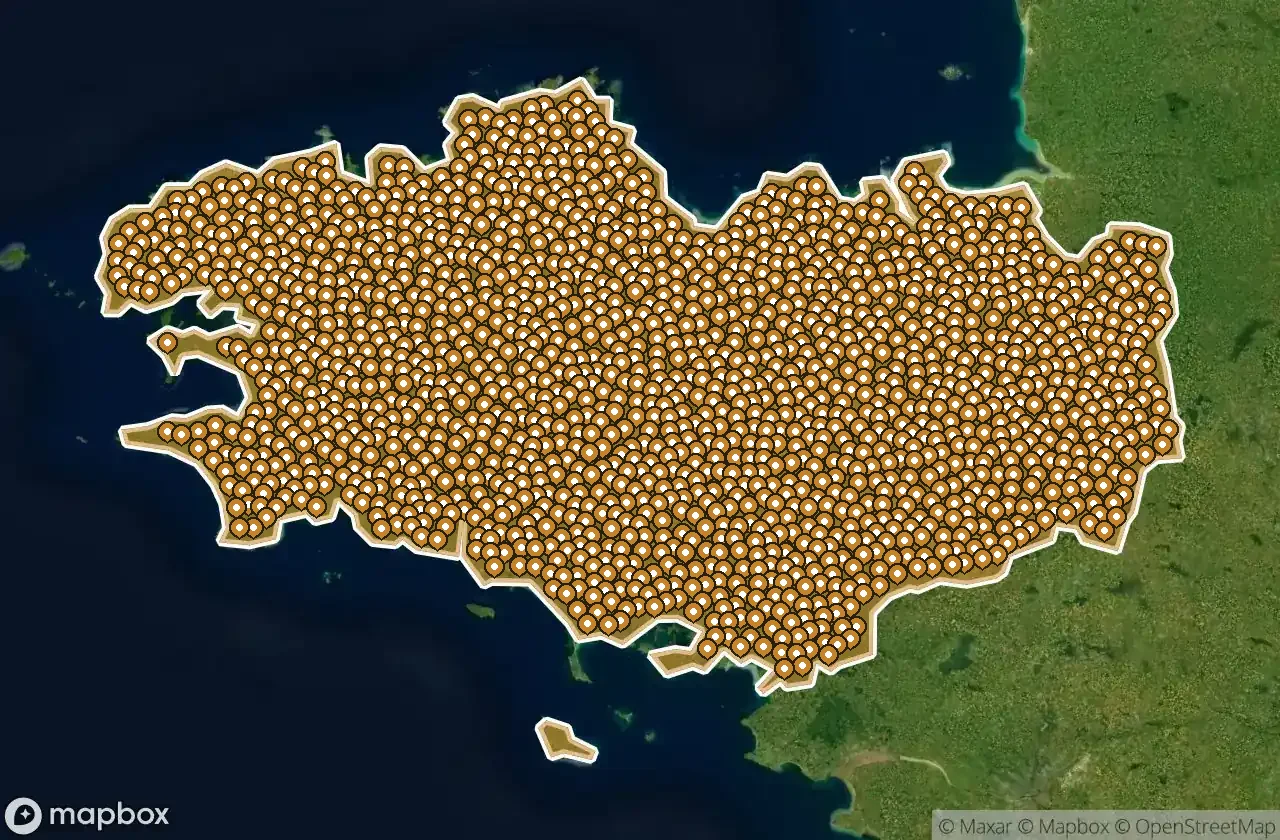 Carte Urbex Bretagne